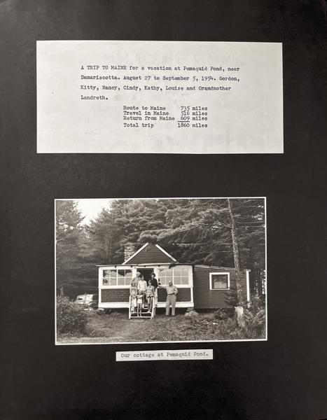 1954 - 1955 Maine trip +