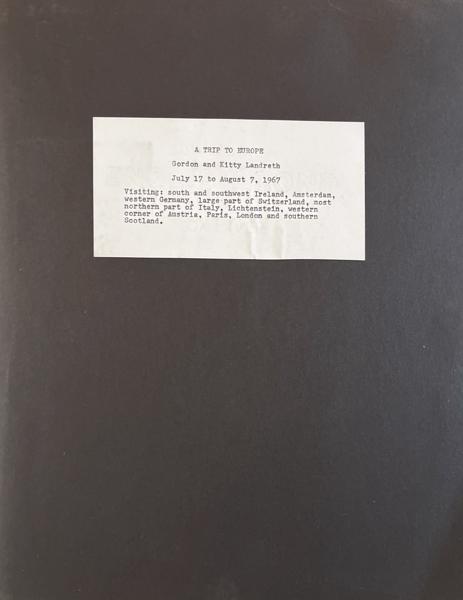 1969 - 25th anniversary trip to Europe